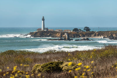 Pigeon point light station state historic park in pescadero, california united states of america. 