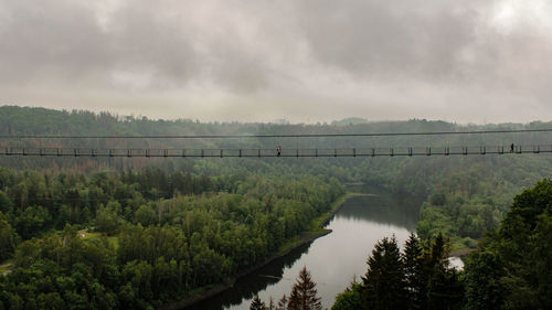 Scenic view of bridge against sky