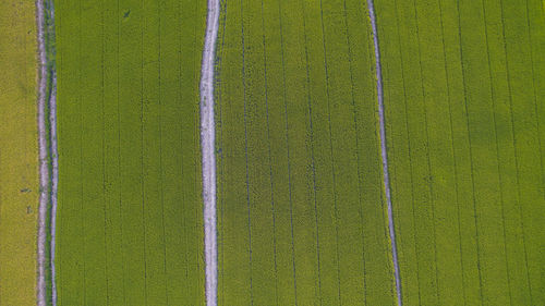 Full frame shot of soccer field