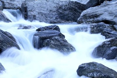 View of waterfall