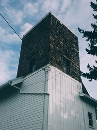 Low angle view of building against sky