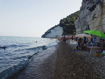 People on beach