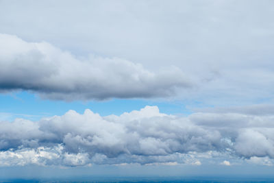 Low angle view of clouds in sky