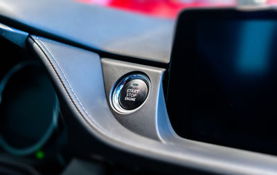 Close-up of vintage car