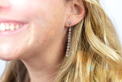 Close-up portrait of woman