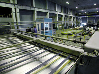 Interior of factory