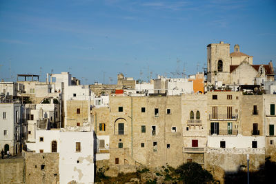 Polignano a mare against sky