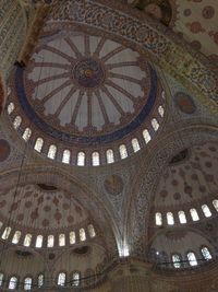 Low angle view of ceiling