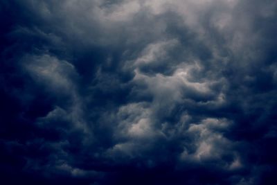 Low angle view of storm clouds in sky