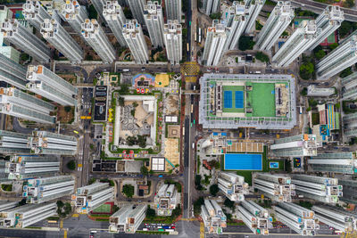 Full frame shot of buildings in city