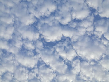 Low angle view of clouds in sky