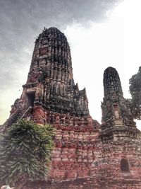 Low angle view of a temple