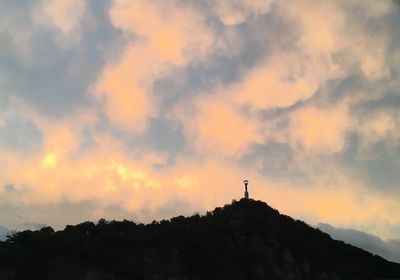 High section of built structures against scenic sky