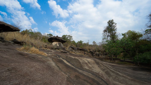 Panoramic view of landscape against sky