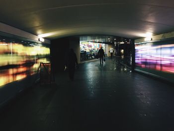 People at subway station