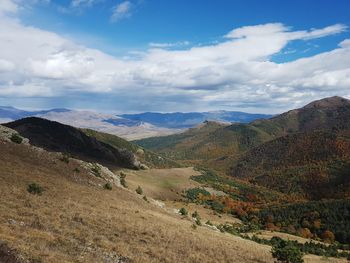 Scenic view of landscape against sky