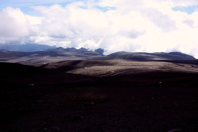 Scenic view of landscape against sky