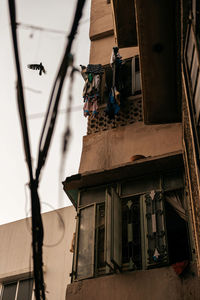 Low angle view of old building