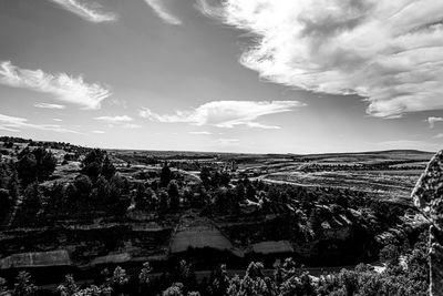 Panoramic view of landscape against sky