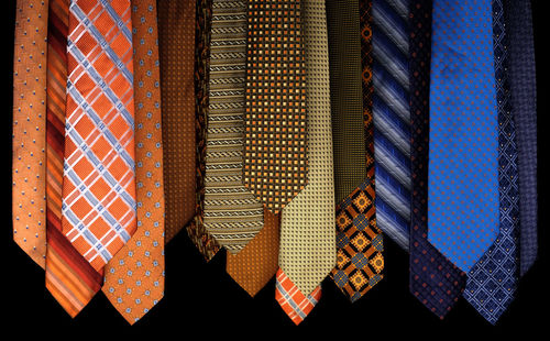 Large group of neckties