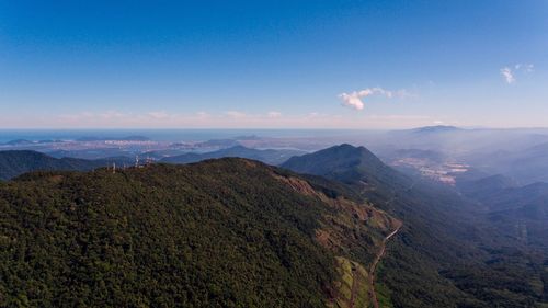 Idyllic shot of mountains against sky