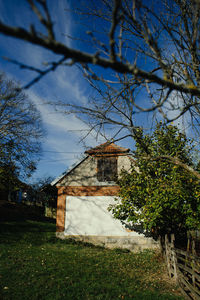 House on field