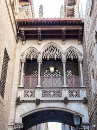 Low angle view of historical building