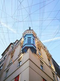 Low angle view of building against sky