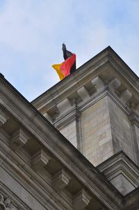 Low angle view of building against sky