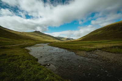 Scenic view of landscape against sky