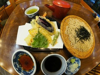 Close-up of food served in plate