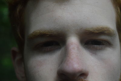 Close-up portrait of mid adult man