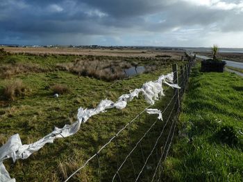 Panoramic view of landscape against sky