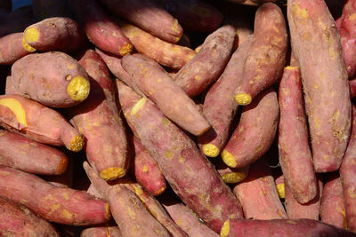 Full frame shot of vegetables for sale