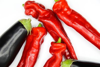 Close-up of red chili peppers