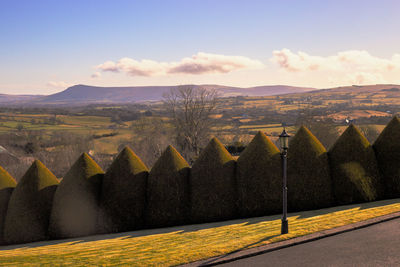Scenic view of landscape against sky