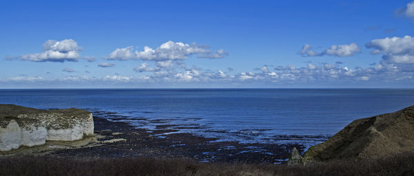 Panoramic view of sea against sky