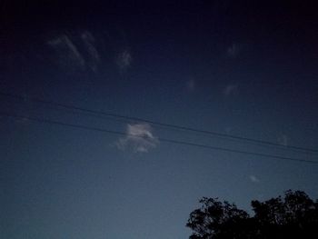 Low angle view of sky