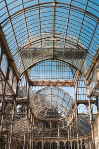 Low angle view of ceiling