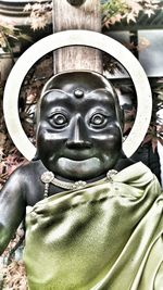 Close-up of statue