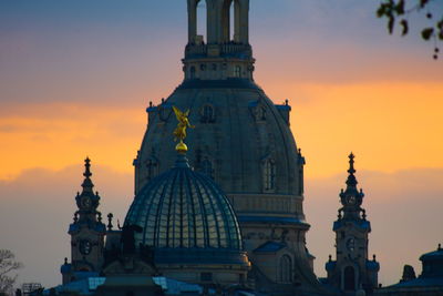 Cathedral against sky during sunset