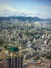 Aerial view of cityscape