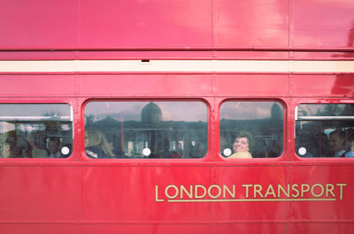 Train at railroad station platform