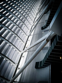 Low angle view of staircase in building