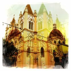 Low angle view of church