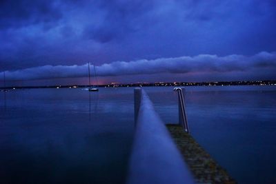 Scenic view of river against sky