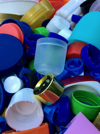 Close-up of colorful objects
