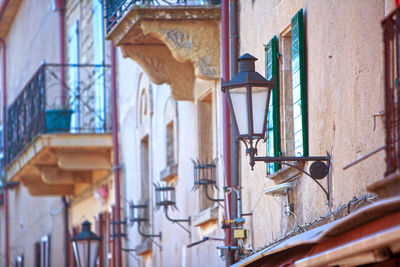 Low angle view of built structures