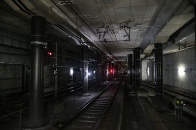 Railroad station platform