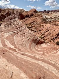 Scenic view of desert